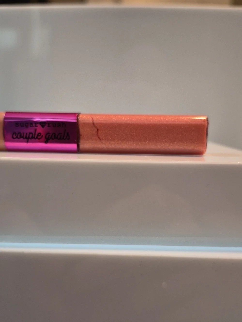Sugar Rush Couple Goals Dual Lip Gloss: Best & Friend, .15oz x2 (Full Size), New